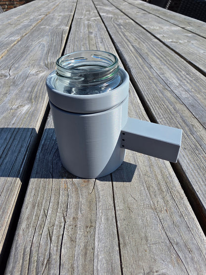 Glazen geur pot
