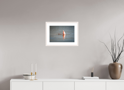 45 x 30 cm, Fotoprint met houten lijst - Esdoorn wit Ondersteboven