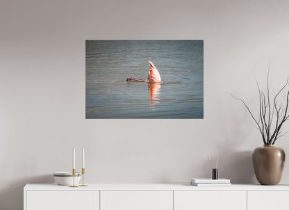 90 x 60 cm, Fotoprint op alu-Dibond Ondersteboven